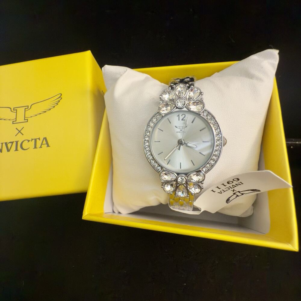 Invicta Wildflower Women's Watch - 30mm, Silver(69111) - NEW